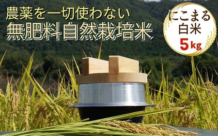 自然栽培米 にこまる 白米 5kg
