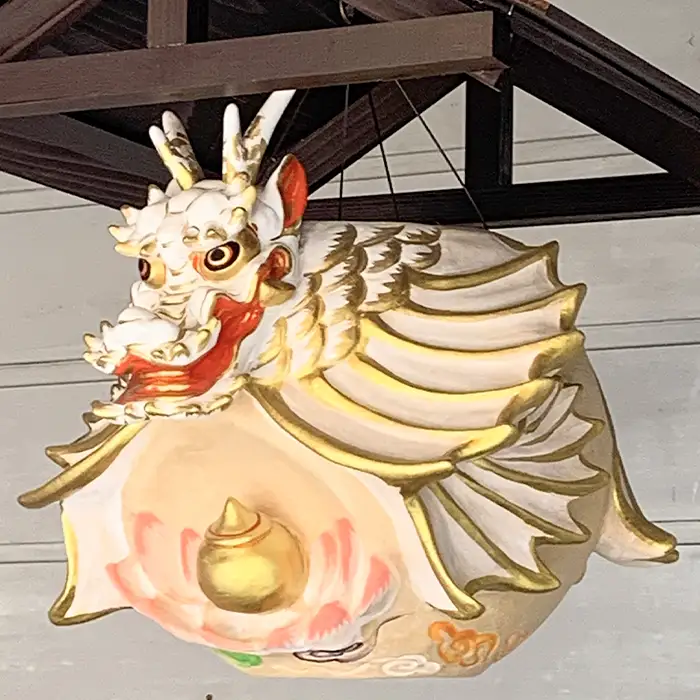 〈オーダーメイド〉魔除け龍 「玉龍」（和紙球体作品）