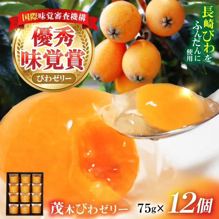 長崎びわゼリー 12個 びわ ゼリー AHAH003