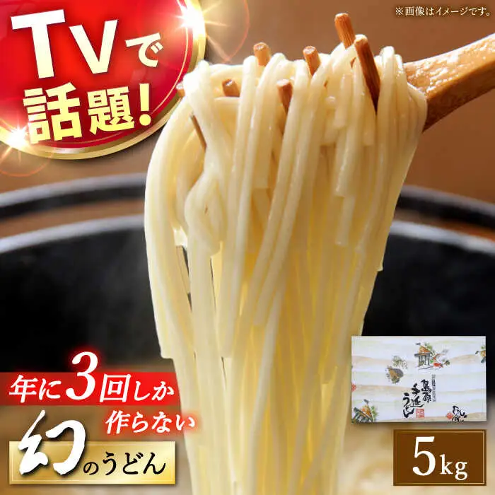 【年に3回しか作らない】幻の うどん 5kg / 南島原市 / 宮崎製麺所 [SDN007]