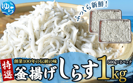 しらす 釜揚げ 1kg しらす 新鮮【uoms001】