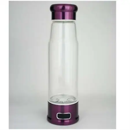 【飲みたい時にすぐ飲める《日本製》充電式携帯水素水生成器】エイチツープラス B-1501PPパープル【1262219】