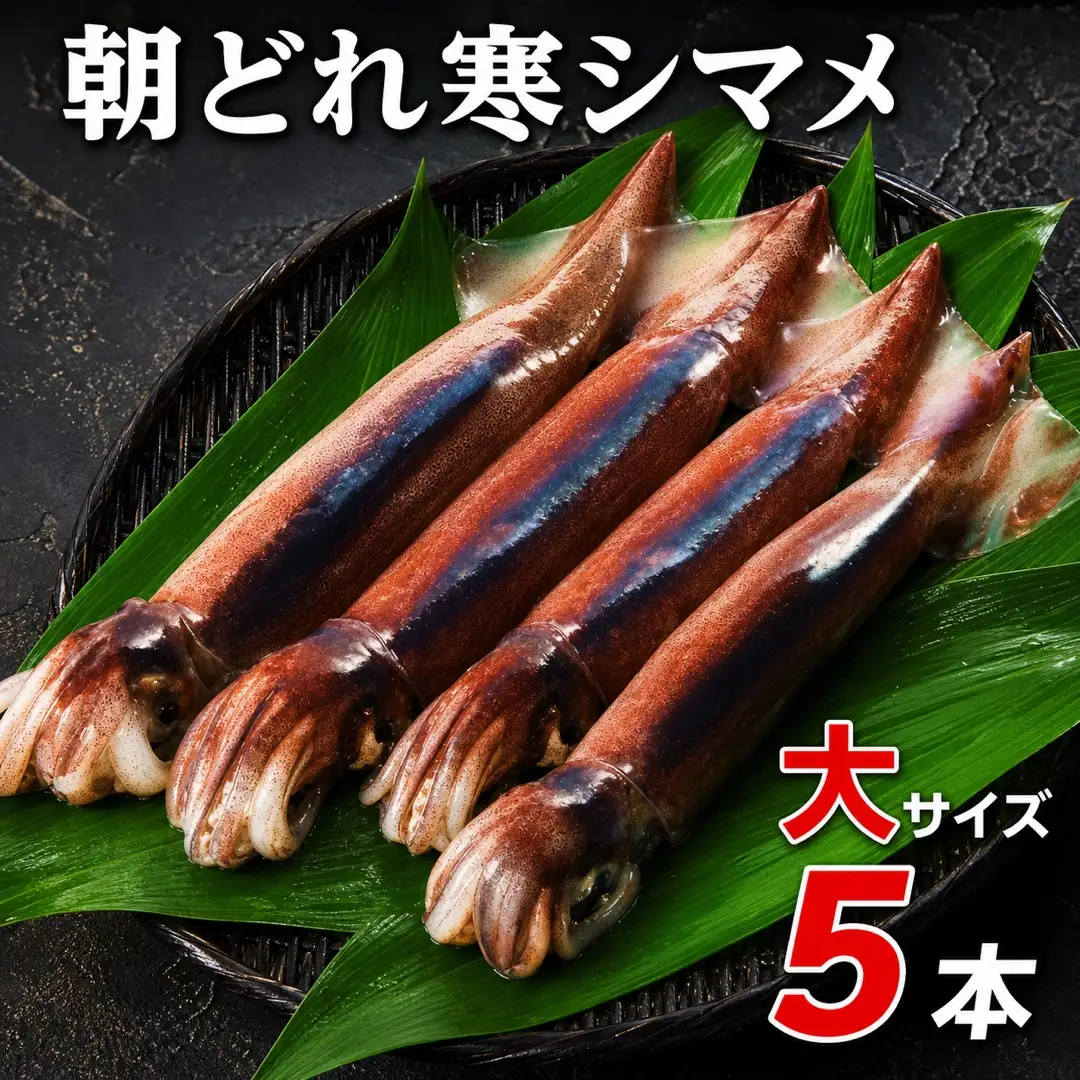 スルメイカ 250-300g×5 イカ