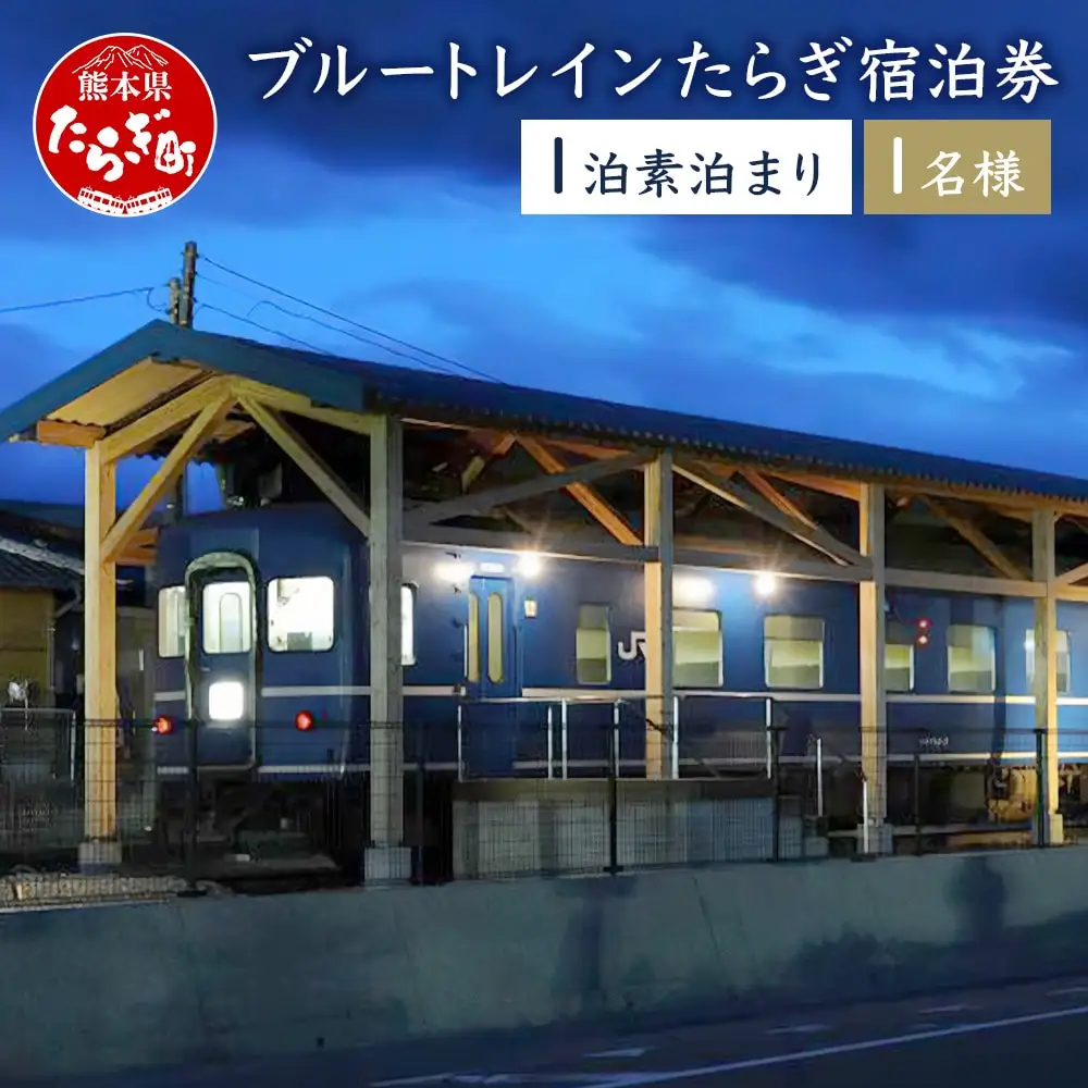 ブルートレインたらぎ宿泊券(1泊・1名）入浴券付き 028-0046