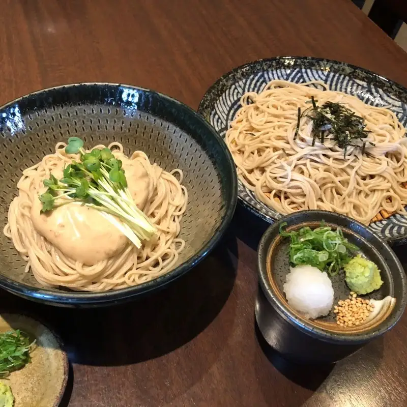 自家製麺そば心の「胡麻とろそば」2人前＆「こだわりのそば」2人前