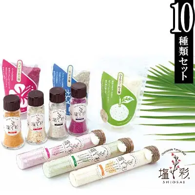 塩彩フレーバーソルト10種詰め合わせ
