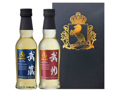 ウイスキー 2種セット 武蔵 & 武州 200ml 飲み比べ ミニボトル モルトウイスキー 洋酒 東亜酒造