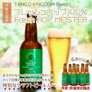 クラフトビール　TK100-Fresh HOP MEISTER ［Green］（瓶）　京丹後産ホップ使用　6本セット