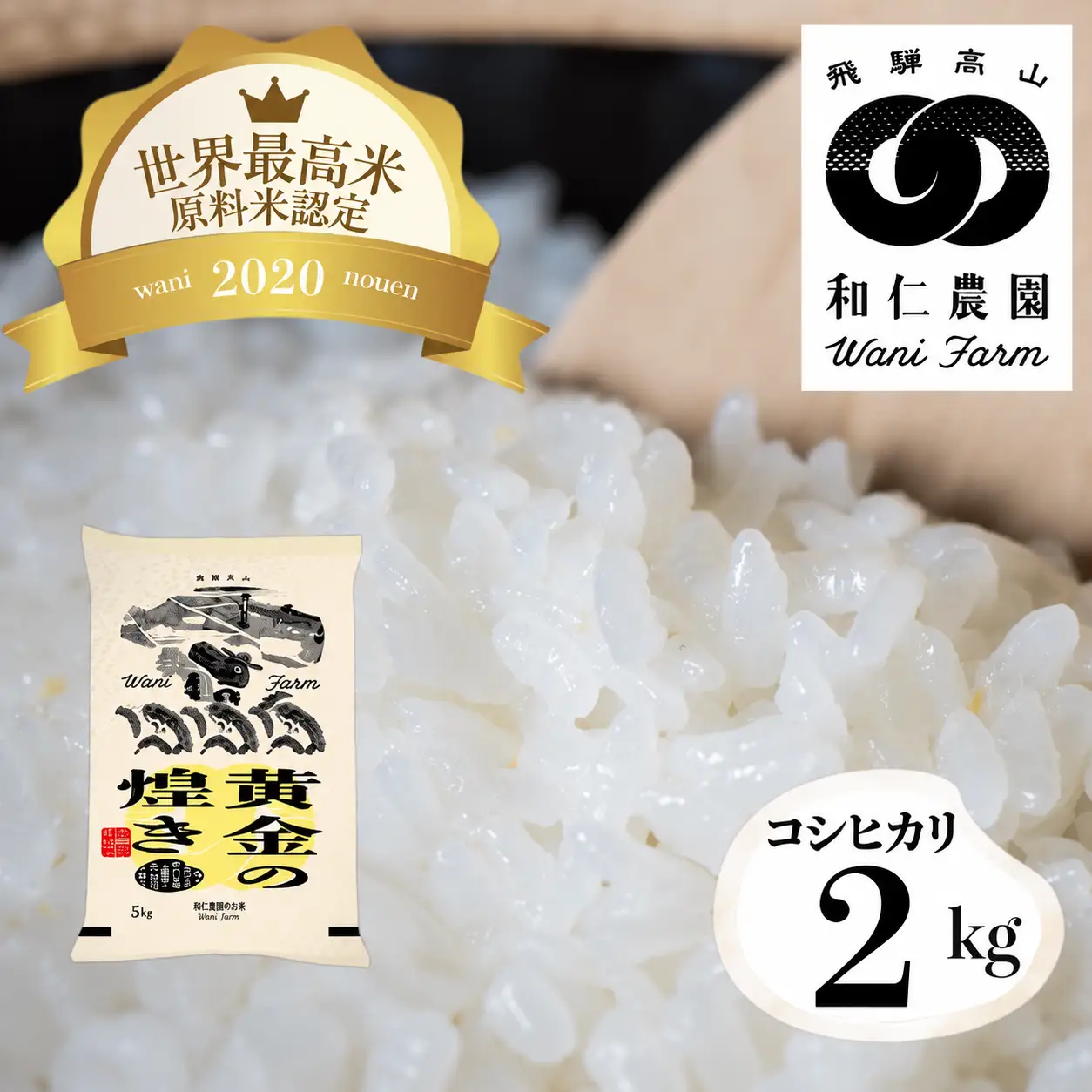 新米《先行予約》令和8年産 黄金の煌き コシヒカリ 2kg こしひかり 米 2キロ 