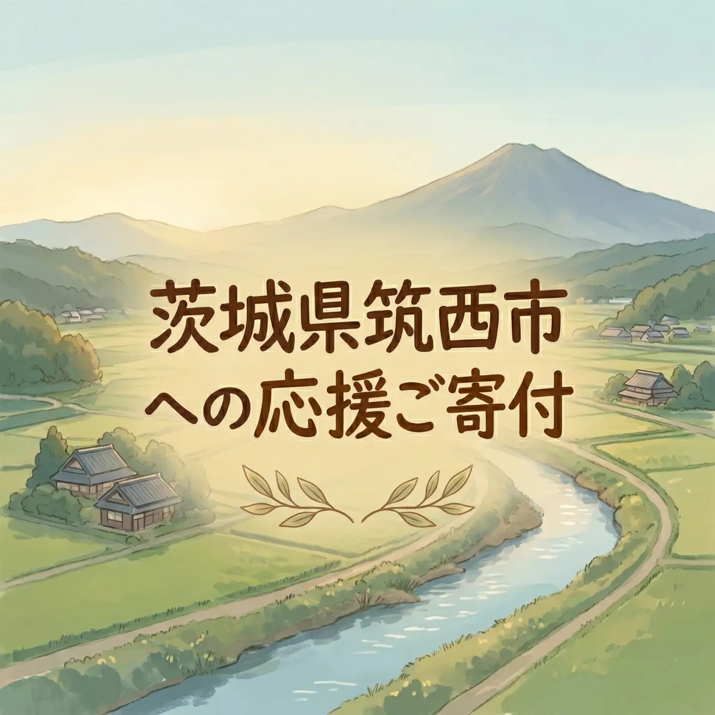 【返礼品なし】茨城県筑西市へのご寄附 100,000円