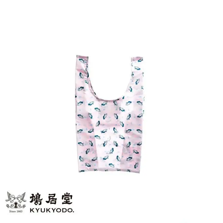 【鳩居堂】ayabatoエコバッグ　小　＜ピンク＞