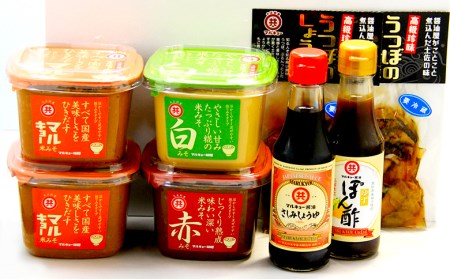 【丸共醤油】老舗蔵のおススメセット　MK007