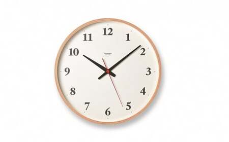Plywood clock［電波時計] / LC21-06W NT レムノス Lemnos 時計 工芸品 装飾品 インテリア  FAD-0819