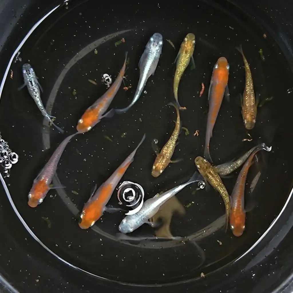 メダカ 改良メダカ 生体 観賞魚 楊貴妃 幹之 メダカ【選べる24匹・30匹 死着保証付き】 【46312347】 (2)4種各6匹合計24匹
