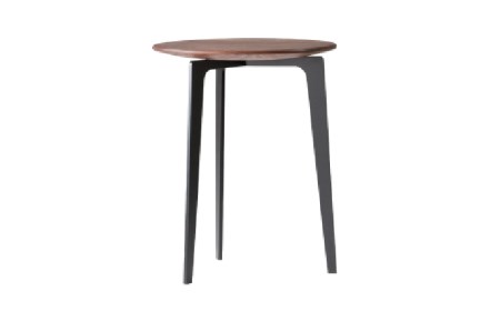 【Ritzwell】OS SIDE TABLE（φ400） サイドテーブル ウォールナット [AYG027]