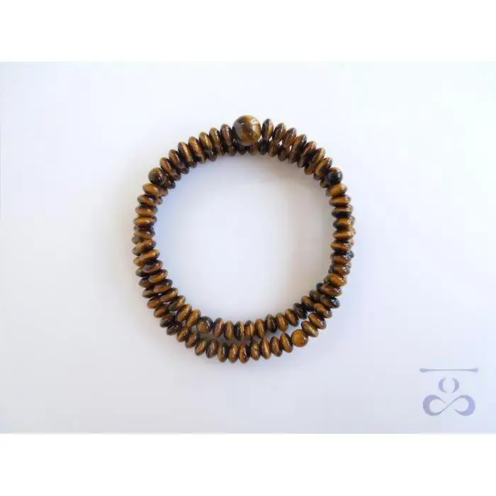【京都 安田念珠店】 ≪一品（ひとしな）シリーズ≫ 虎目石108玉ブレス