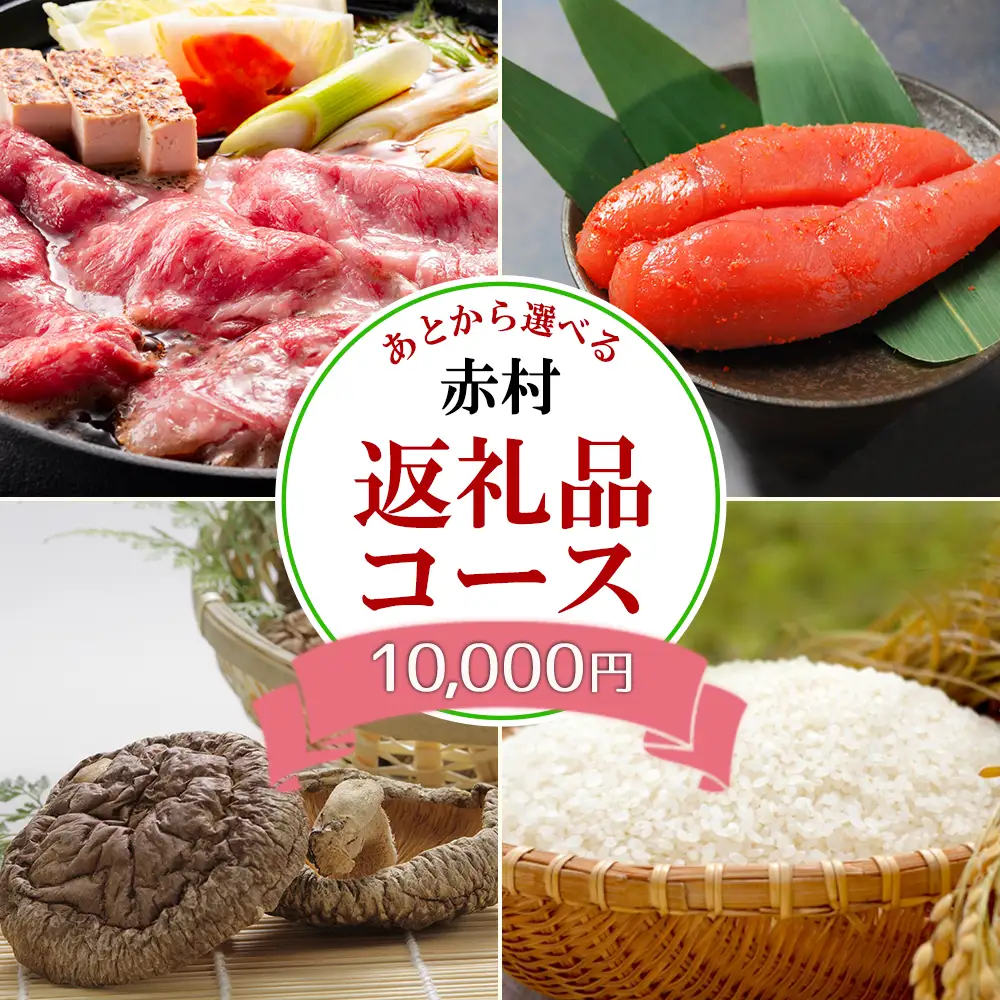 あとから選べる返礼品【１万円コース】