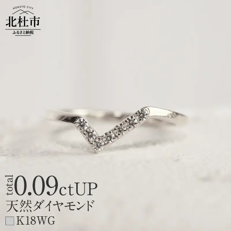 K18 天然ダイヤモンド　WING fly リング【K18WG】 リング 指輪 ダイヤ アクセサリー ジュエリー レディース ホワイトゴールド WG K18 天然ダイヤモンド 鑑別書付 保証書付 ジュエリーケース付 ギフト プレゼント 贈り物 [h170]