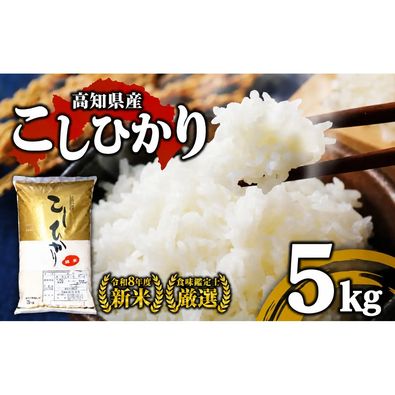 R8年産 新米 こしひかり 5kg 