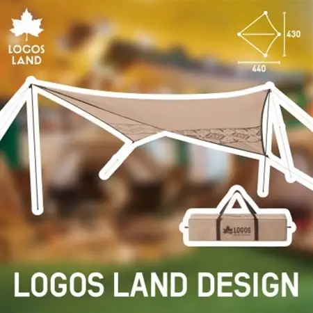 LOGOS LAND ツーリングタープ　キャンプやアウトドアなどで役立ちます　71902010_雑貨・日用品 アウトドア用品 スポーツ・アウトドア用品   雑貨・日用品 キャンプ用品 スポーツ・アウトドア用品 _【1280352】
