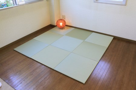 B-9　洗えるへりなし畳　ミニ半畳60cm　9枚組【畳】