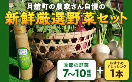 月舘町の農家さん自慢の新鮮厳選野菜セット F20C-517