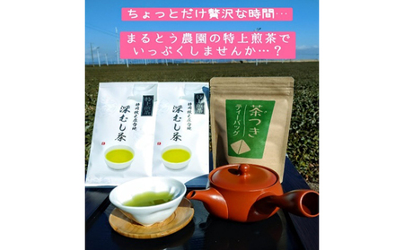 飲み比べセット 特上深蒸し煎茶 上煎茶ティーバッグ 静岡 飲み比べセット