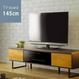 テレビボード幅145☆木目調 ローボード リビング家具　カラー：NA