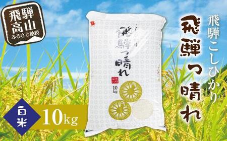 【令和8年産】こしひかり飛騨っ晴れ 白米 10kg 生産者直送 お米 コシヒカリ 飛騨産 飛騨高山 アグリランド  JF002-26