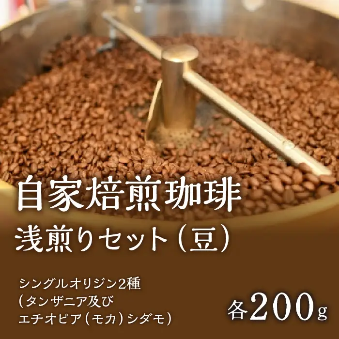 1.2-9-3 自家焙煎珈琲 浅煎りセット（豆）ALPBE001
