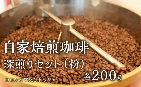 1.2-9-6 自家焙煎珈琲 深煎りセット（粉） ALPBE006