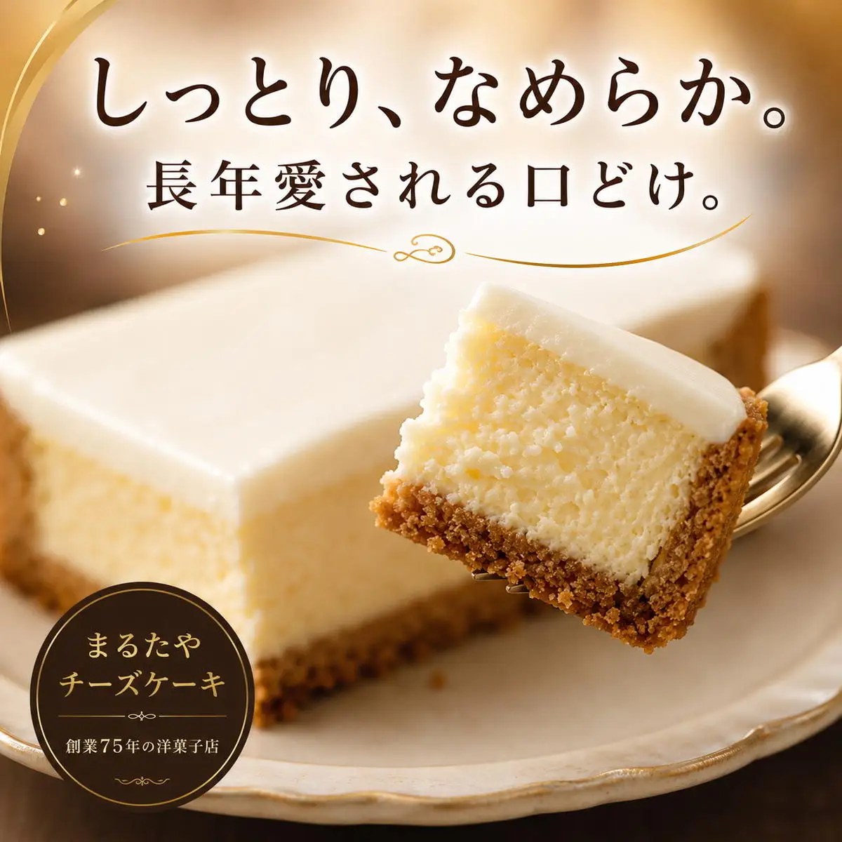 ケーキ チーズ 1本 450g まるたや 冷凍 ケーキ