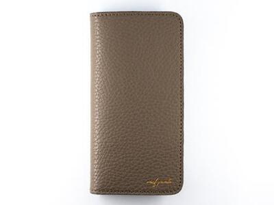 maf pinto アイフォーンケース 本革 日本製 (iPhone SE 第2世代 ／ 8 ／ 7, ) ADRIA LINE 【トープ】