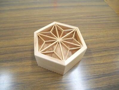 組子箱 小物入れ | 組子 伝統工芸 大川 桐製品 細工 受注生産 組子 収納 ケース オフィス 杉 スギ 新生活 送料無料