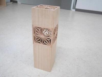 組子箱　縦型シェード