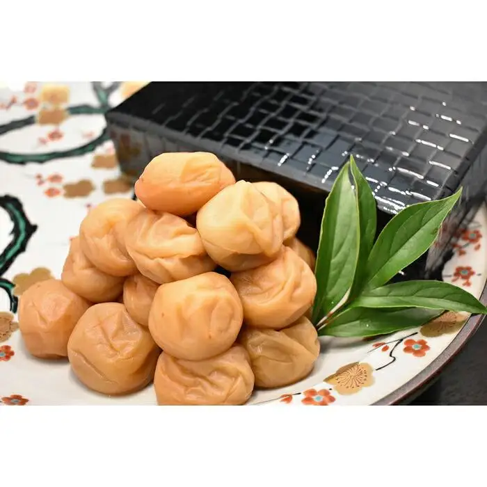 高級南高梅うす塩400g入 紀州塗箱 網代模様仕上 【SW80】