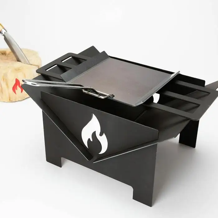 【Takibit】Fire Pit&Rooster&Griddle+トートバッグのフルセット