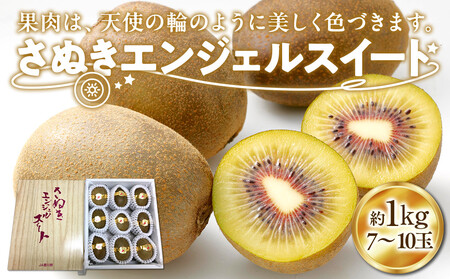 さぬきエンジェルスイートキウイ約1kg 化粧箱入り 【11月上旬頃～発送】