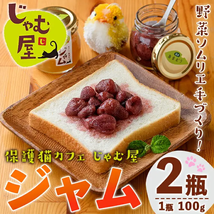 じゃむ屋のジャム詰め合わせギフトセット (2瓶) ジャム じゃむ 加工品 フルーツ 果物 果実 詰め合わせ 野菜 セット ギフト 贈答用 プレゼント 贈り物 食べ比べ お楽しみ 手づくり 手作り 朝食 常温 常温保存【じゃむ屋】as15-001