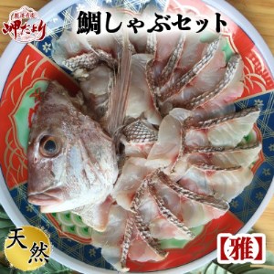 岬だより 贅沢すぎる!鯛しゃぶセット [雅] -出汁・ポン酢付き- [配送不可地域：離島]