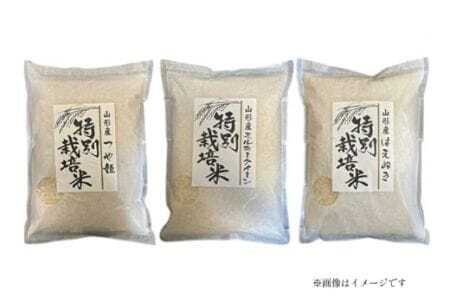 米 令和6年産 3種 食べ比べ つや姫 ミルキークイーン はえぬき 各2kg 計6kg