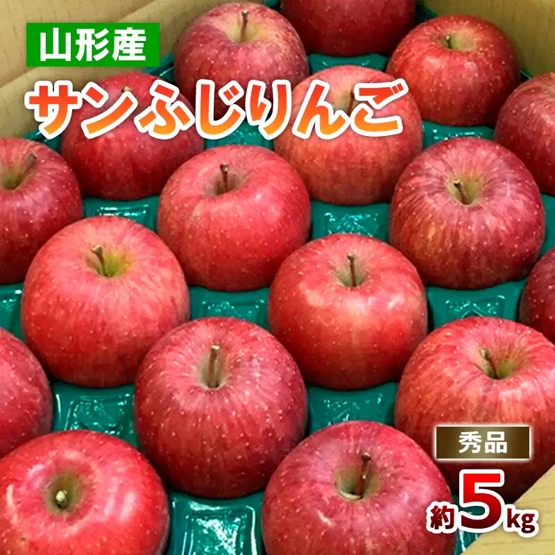 山形のサンふじりんご 秀品 約5kg(10～25玉)【令和8年産先行予約】FS25-788