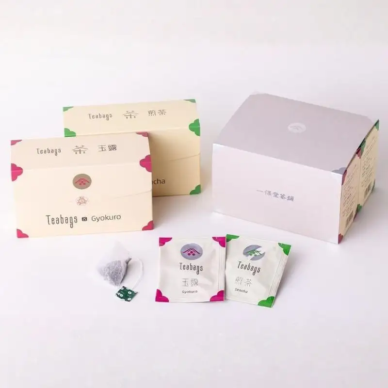 【一保堂茶舗】玉露/煎茶ティーバッグ（各25袋入り）