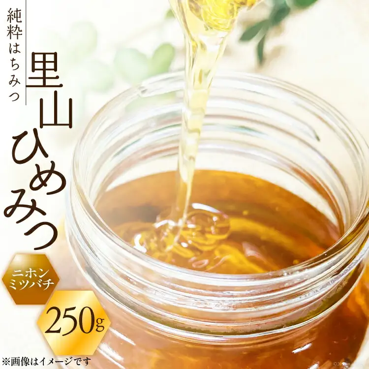 はちみつ 国産 純粋はちみつ 里山ひめみつ 250g 1瓶