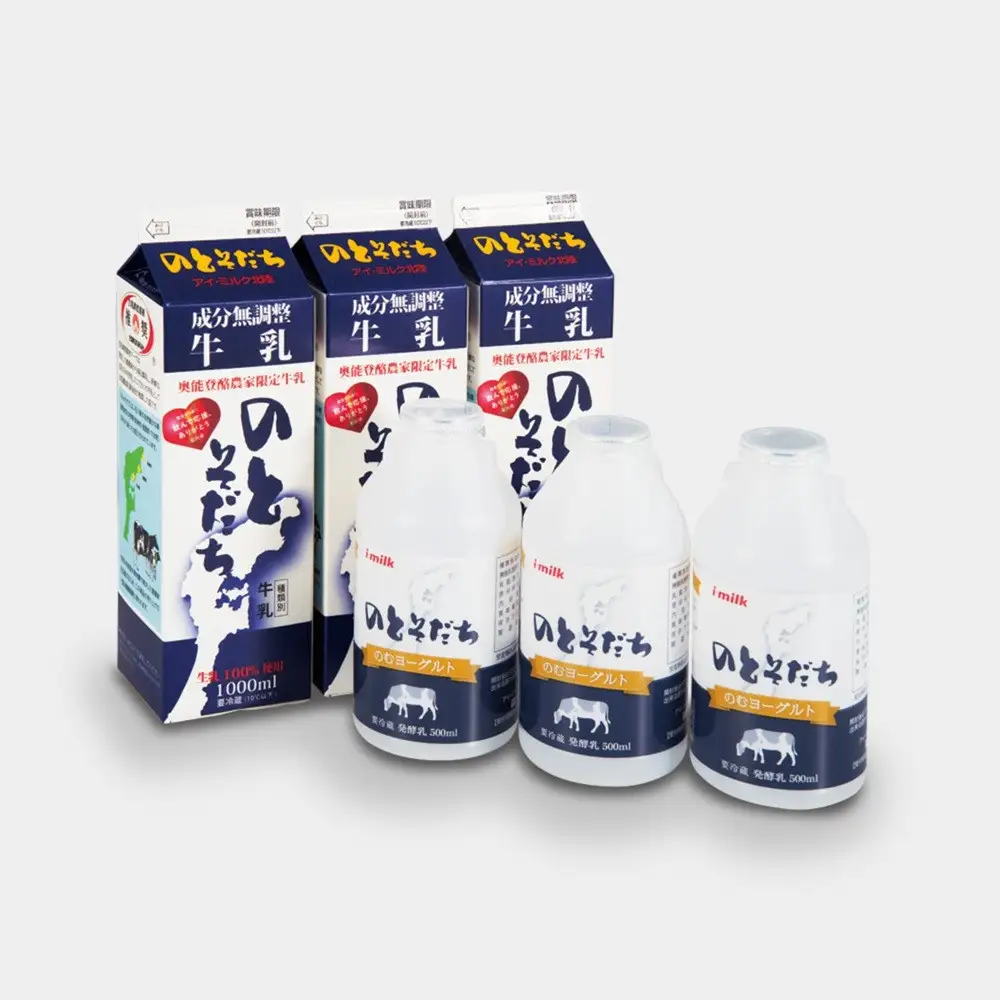 のとそだちセット（牛乳1000ml×3・のむヨーグルト500ml×3）