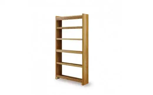 大川家具 フリーシェルフ 栴檀（センダン）A-90H 棚 高さ175.2cm×幅92.0cm×奥行24.1cm 5段 可動棚板3枚 318,375円
