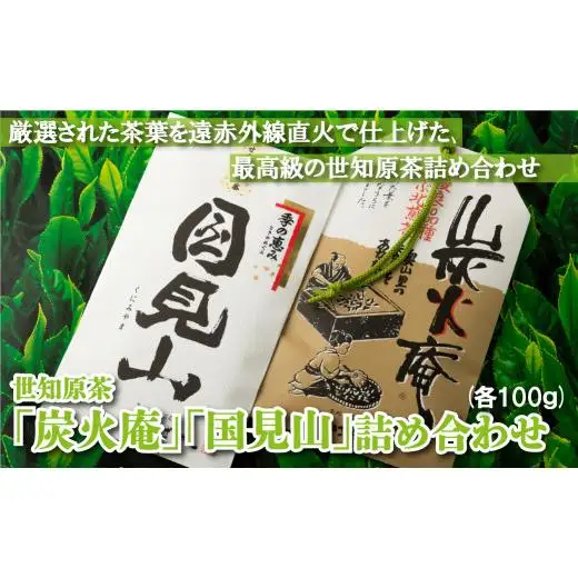 世知原茶｢炭火庵｣｢国見山｣詰め合わせ