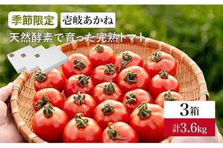 トマト 壱岐あかね 3箱(5個-10個×9パック)《壱岐市》【フレッシュメイト壱岐】[JAZ003] トマト 野菜 農産物 天然酵母 完熟 22000 22000円 九州