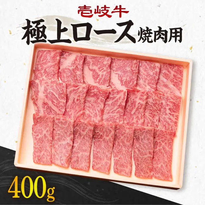 《A4～A5ランク》壱岐牛 極上ロース 400g （焼肉用）《壱岐市》【壱岐市農業協同組合】[JBO011] 肉 牛肉 ロース 焼肉 BBQ 赤身  のし プレゼント 32000 32000円