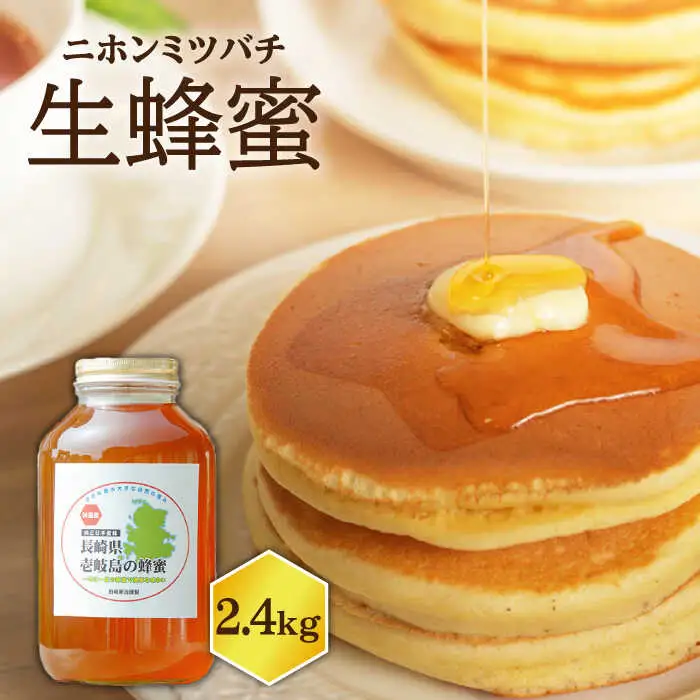 ニホンミツバチ 生蜂蜜 2,400g [JCL004] はちみつ ハチミツ